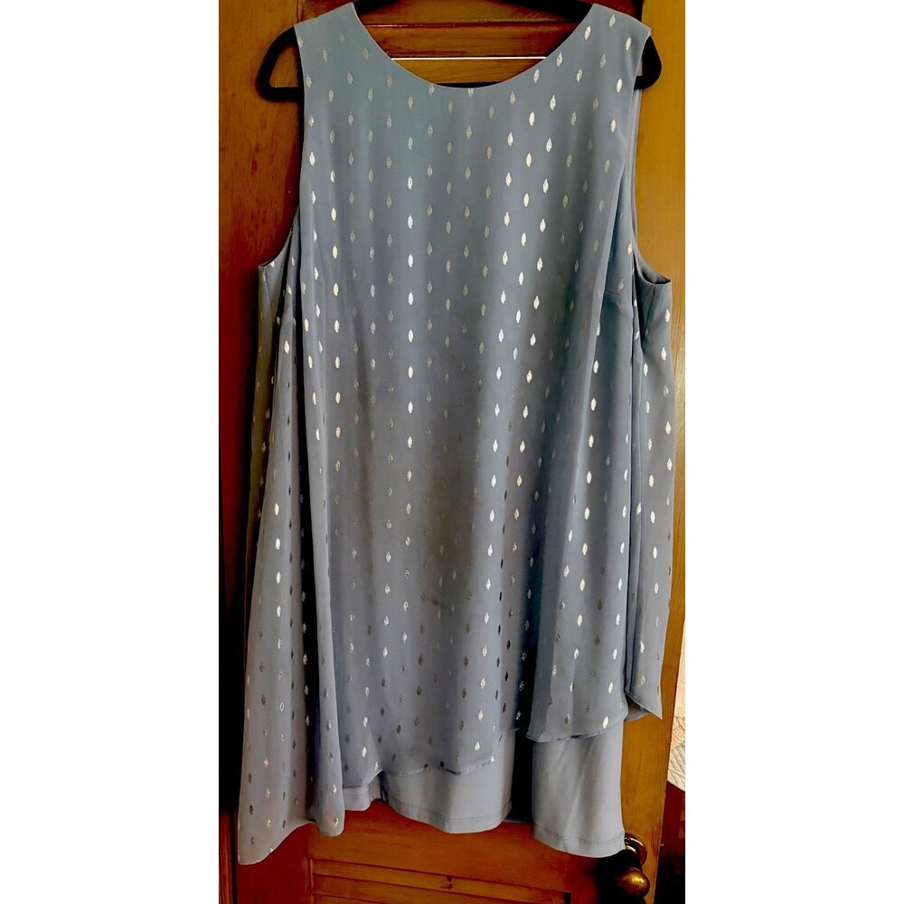 SLNY Dress 18W Short Formal Sleeveless Worn Once